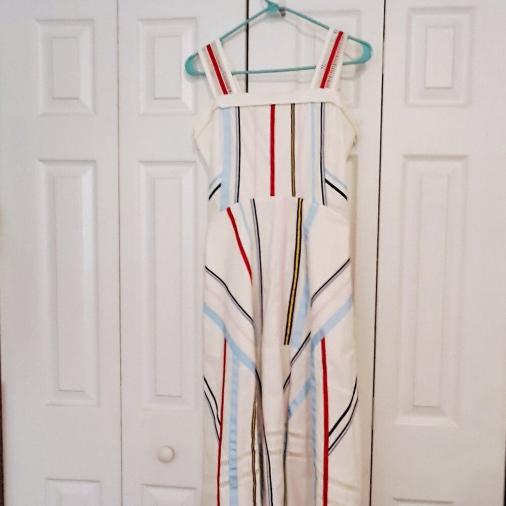 Tanya Taylor Ribbon Maxi Summer Dress, Size 2